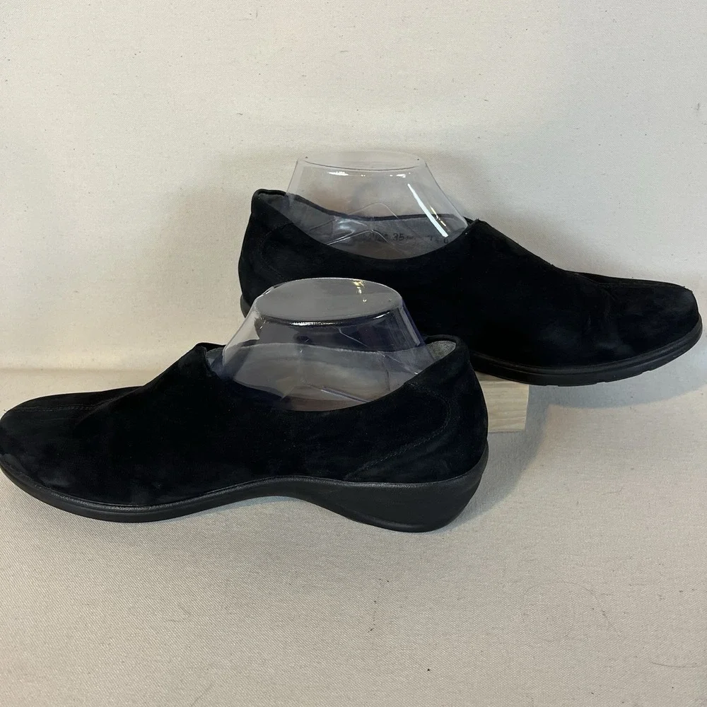Waldlaufer Women's Black Suede Shoe 9.5 Comfort Supportive Style‎ Work Going Out
